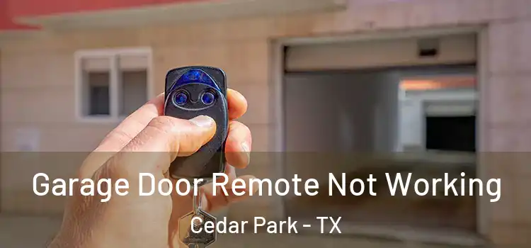  Garage Door Remote Not Working Cedar Park - TX