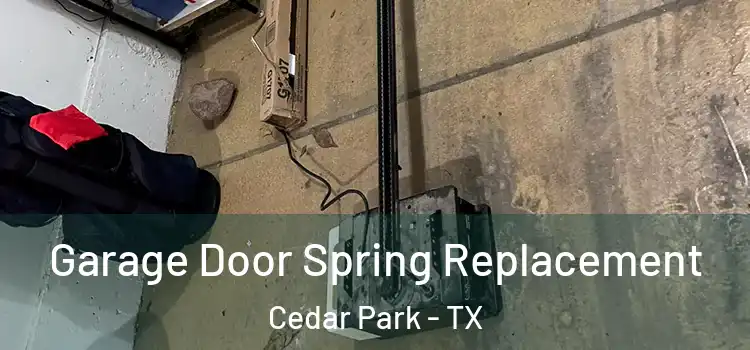  Garage Door Spring Replacement Cedar Park - TX